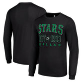 Dallas Stars Starter Logo Graphic Long Sleeve T-Shirt Black