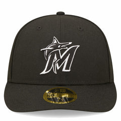 Miami Marlins Low Profile 59FIFTY Fitted Hat Black | New Era