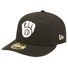 Milwaukee Brewers Low Profile 59FIFTY Fitted Hat Black | New Era