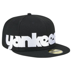 New York Yankees Checkered Undervisor 59FIFTY Fitted Hat Black | New Era