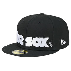 Chicago White Sox Checkered Undervisor 59FIFTY Fitted Hat Black | New Era