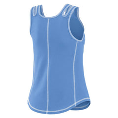 Tampa Bay Rays WEAR by Erin Andrews Women's Contrast Stitch Tank Top Light Blue