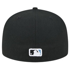 Tampa Bay Rays Checkered Undervisor 59FIFTY Fitted Hat Black | New Era