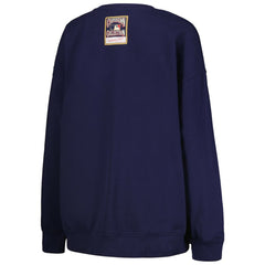 Houston Astros Women's Cooperstown Collection Logo Pullover Sweatshirt Navy | Mitchell & Ness