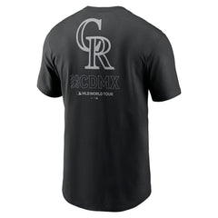 Colorado Rockies 2024 MLB World Tour Mexico City Series T-Shirt Black | Nike