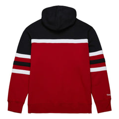Detroit Red Wings Mitchell & Ness Head Coach Pullover Hoodie Red/Black