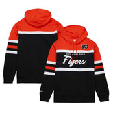 Philadelphia Flyers Mitchell & Ness Head Coach Pullover Hoodie Black/Orange
