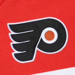 Philadelphia Flyers Mitchell & Ness Head Coach Pullover Hoodie Black/Orange