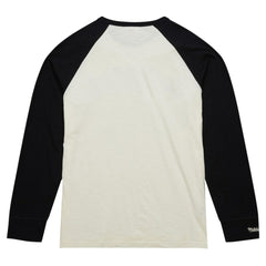 Pittsburgh Penguins Mitchell & Ness Legendary Slub Vintage Raglan Long Sleeve T-Shirt Cream
