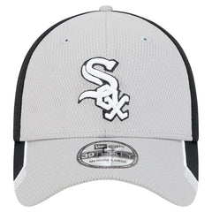 Chicago White Sox Visor Trim 39THIRTY Flex Hat Gray/Black | New Era