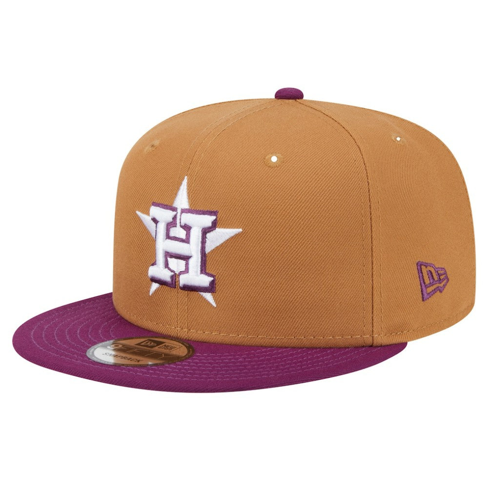 Houston Astros Color Pack Two-Tone 9FIFTY Snapback Hat Brown/Purple | New Era