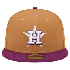 Houston Astros Color Pack Two-Tone 9FIFTY Snapback Hat Brown/Purple | New Era