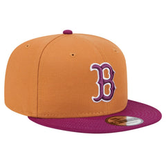 Boston Red Sox Color Pack Two-Tone 9FIFTY Snapback Hat Brown/Purple | New Era
