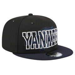 New York Yankees Splatter 9FIFTY Snapback Hat Black | New Era