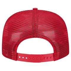 Los Angeles Angels Tone Foam Meshback Golfer Snapback Hat Red | New Era