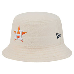 Houston Astros Women's Chrome Cozy Bucket Hat White | New Era