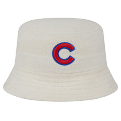 Chicago Cubs Women's Chrome Cozy Bucket Hat White | New Era