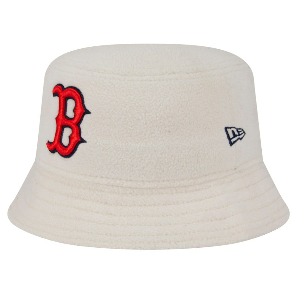 Boston Red Sox Women's Chrome Cozy Bucket Hat White | New Era