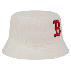 Boston Red Sox Women's Chrome Cozy Bucket Hat White | New Era
