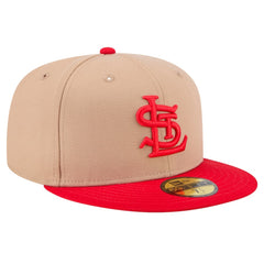 St. Louis Cardinals 59FIFTY Fitted Hat Khaki | New Era