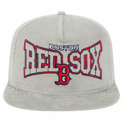 Boston Red Sox Gray Corduroy Golfer Snapback Hat | New Era