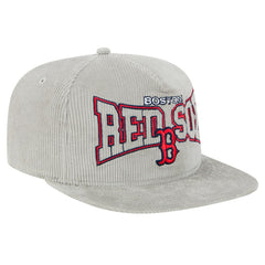 Boston Red Sox Gray Corduroy Golfer Snapback Hat | New Era