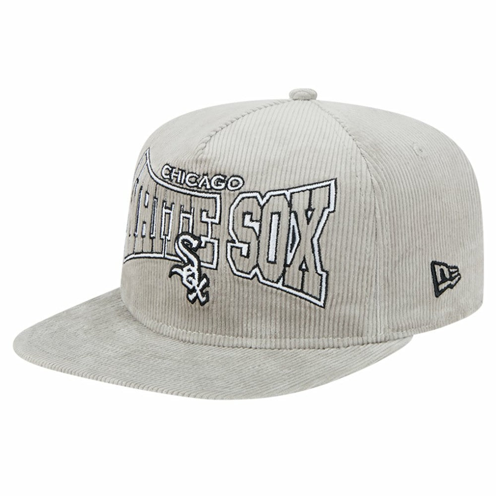 Chicago White Sox Gray Corduroy Golfer Snapback Hat | New Era