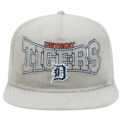 Detroit Tigers Gray Corduroy Golfer Snapback Hat | New Era