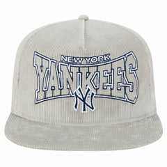 New York Yankees Gray Corduroy Golfer Snapback Hat | New Era