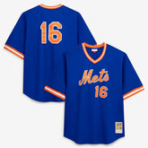 Dwight Gooden New York Mets Profile Big & Tall Cooperstown Collection Mesh Batting Practice Jersey - Royal