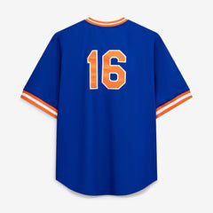 Dwight Gooden New York Mets Profile Big & Tall Cooperstown Collection Mesh Batting Practice Jersey - Royal