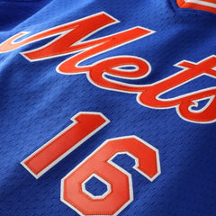 Dwight Gooden New York Mets Profile Big & Tall Cooperstown Collection Mesh Batting Practice Jersey - Royal