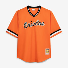 Cal Ripken Jr. Baltimore Orioles Profile Big & Tall Cooperstown Collection Mesh Batting Practice Jersey - Orange