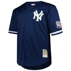 Derek Jeter New York Yankees Big & Tall Cooperstown Mesh Batting Practice Jersey - Navy