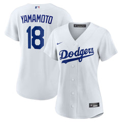 Yoshinobu Yamamoto Los Angeles Dodgers Women's Home Replica Player Jersey - White