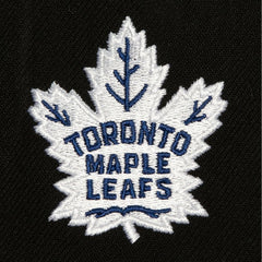 Toronto Maple Leafs Mitchell & Ness Retro Script Colorblock Snapback Hat Black