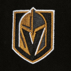 Vegas Golden Knights Mitchell & Ness Retro Script Colorblock Snapback Hat Black