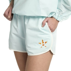 Houston Astros Lusso Women's Nina Shorts Light Blue