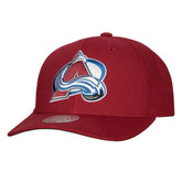 Colorado Avalanche Mitchell & Ness Team Ground Pro Adjustable Hat Burgundy