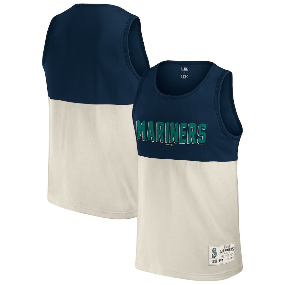 Seattle Mariners Darius Rucker Collection Colorblock Tank Top Navy