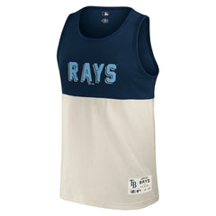 Tampa Bay Rays Darius Rucker Collection Colorblock Tank Top Navy
