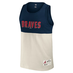 Atlanta Braves Darius Rucker Collection Colorblock Tank Top Navy