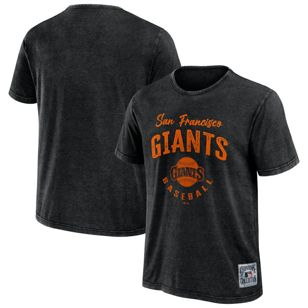 San Francisco Giants Darius Rucker Collection Cooperstown Collection Washed T-Shirt Black