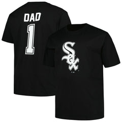Chicago White Sox Profile Big & Tall #1 Dad T-Shirt Black