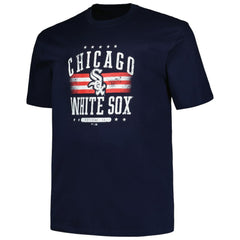 Chicago White Sox Profile Big & Tall Americana T-Shirt Navy