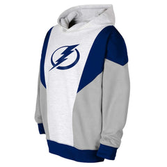 Tampa Bay Lightning Youth Champion League Fleece Pullover Hoodie Ash/Blue