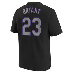 Kris Bryant Colorado Rockies Youth Name & Number T-Shirt Black | Nike