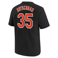 Adley Rutschman Baltimore Orioles Youth Name & Number T-Shirt Black | Nike