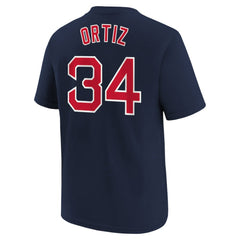 David Ortiz Boston Red Sox Youth Name & Number T-Shirt Navy | Nike