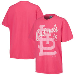 St. Louis Cardinals Women's Dopamine Tradition T-Shirt Pink | 47 brand